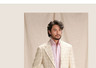 [CULTUM] Plaid Sport Jacket