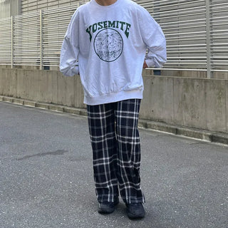 Color Check Easy Pants