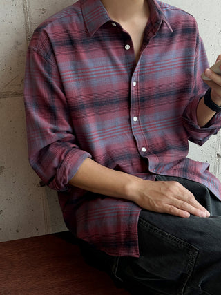 Jude Tartan Check Natural Fit Shirt