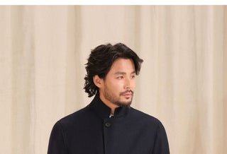 [CULTUM] Merino Wool Blend Italian Blazer Jacket