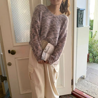 Mixed-color knit