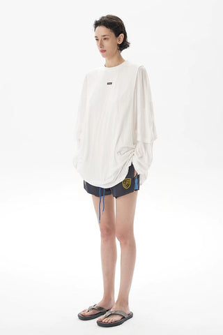 [MASONPRINCE] Lightweight 3-Piece Layered Long Sleeve Tee