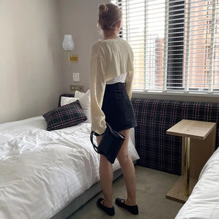 benny twist crop knit