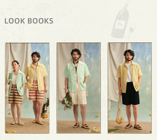 [CULTUM] Linen Cuban Collar Shirt