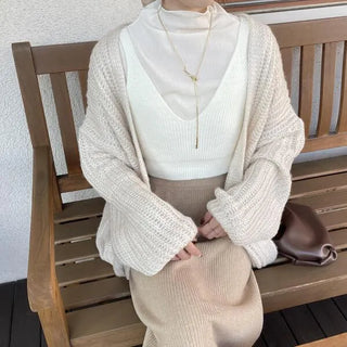 Knit cropped bustier