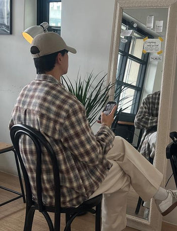 Cube plaid shirt (3 colors)