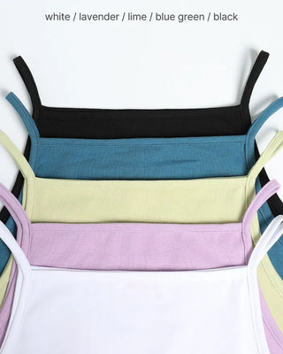 Colored sleeveless top