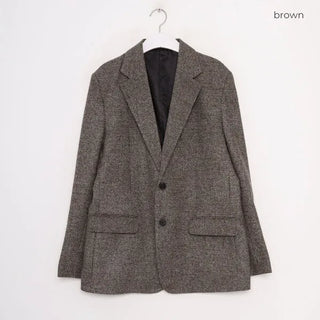 Checked blazer jacket