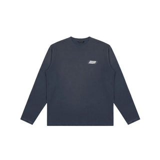 [MASONPRINCE] Double Layer Collar Long Sleeve Tee