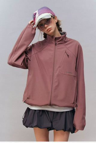 [Monterest] Fleece-Lined Water-Resistant Softshell Jacket