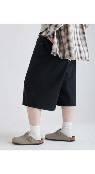 Royvan Cotton 3 4 Length Bermuda Waistband Half Pants