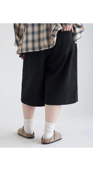 Royvan Cotton 3 4 Length Bermuda Waistband Half Pants