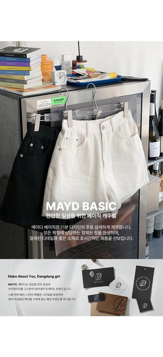 Tarun Cotton Back Elastic Waist Shorts Cotton Shorts