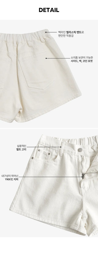 Tarun Cotton Back Elastic Waist Shorts Cotton Shorts