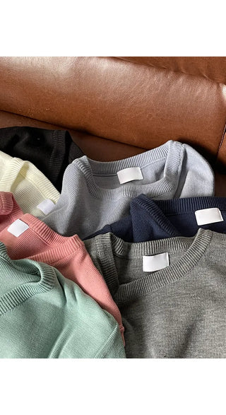 Monen Basic Short Sleeve Knit