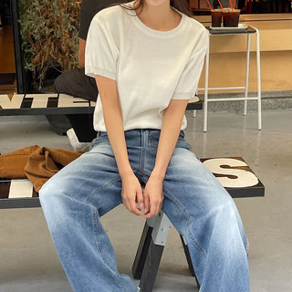 Monen Basic Short Sleeve Knit