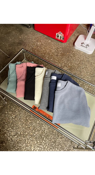 Monen Basic Short Sleeve Knit
