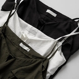 Tennichen Tie Strap Bustier Sleeveless Blouse