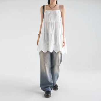 Rover Lace Bustier Layered Sleeveless Dress