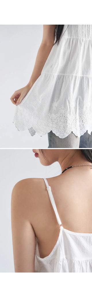 Rover Lace Bustier Layered Sleeveless Dress