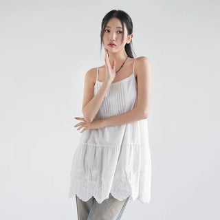 Rover Lace Bustier Layered Sleeveless Dress