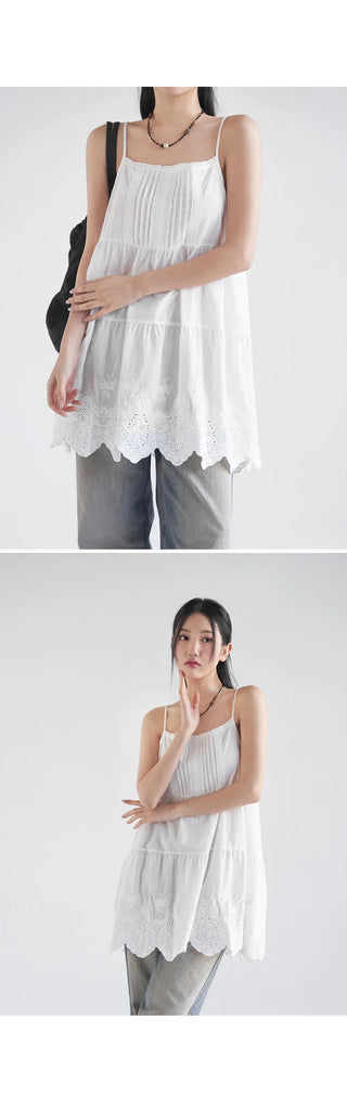 Rover Lace Bustier Layered Sleeveless Dress