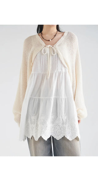 Rover Lace Bustier Layered Sleeveless Dress