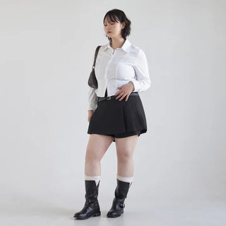 Prague Layered Pleated Mini Skirt Pants Skirt-Pants Wedding Guest Look