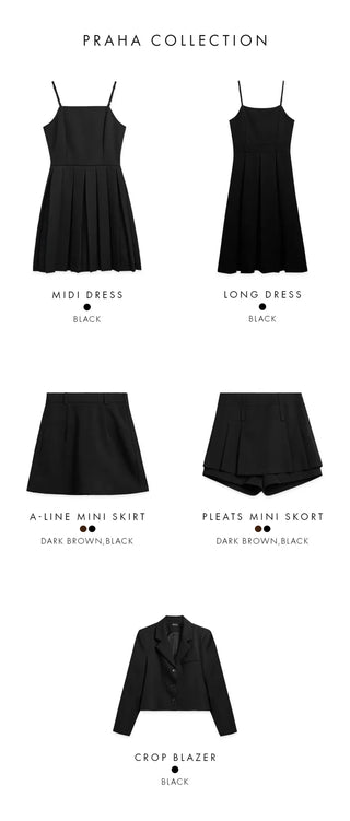 Prague Layered Pleated Mini Skirt Pants Skirt-Pants Wedding Guest Look