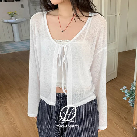 Reebonz Linen Bolero Cardigan Resort Look Rainy Season Look