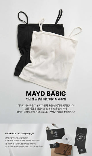 Comfort Built-in Cups Semi-Crop Ribbed Bra Top Sleeveless