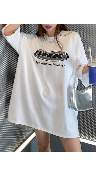 Inc Print Boxy Short Sleeve T-shirt