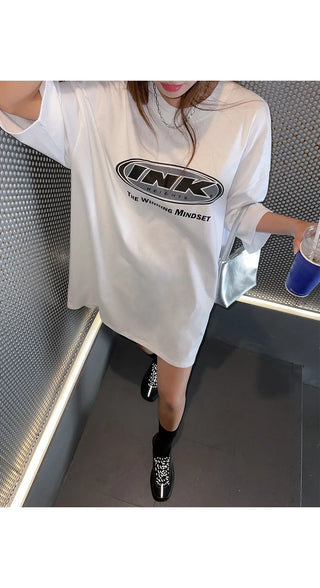 Inc Print Boxy Short Sleeve T-shirt