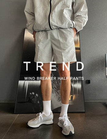 Trend Windbreaker Half Pants (4 colors)