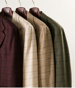 [CULTUM] Plaid Sport Jacket
