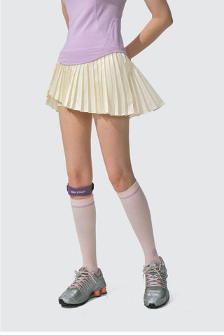 [Monterest] Asymmetric Pleated Tennis Skirt