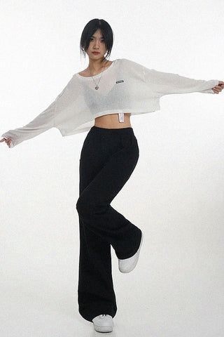 loose bat sleeve short top