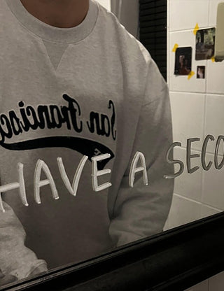 San Francisco Volume Embroidered Sweatshirt (High Q)