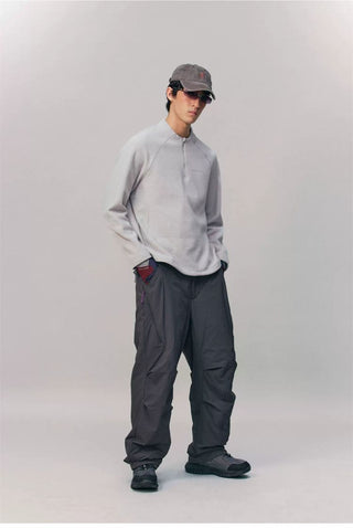 [Monterest] Honeycomb Fleece Half-Zip Pullover