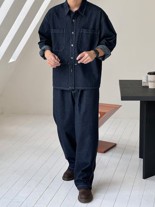 Thomas Raw Denim Shirt