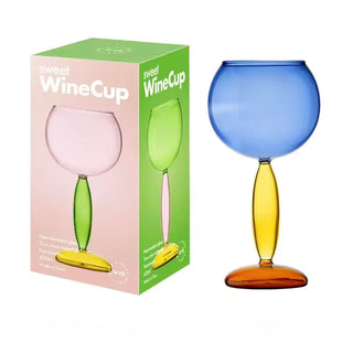 Colored Borosilicate Wine Glasses