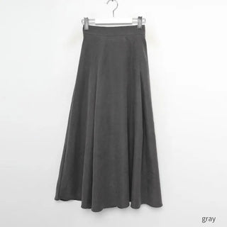 Flared long skirt