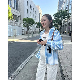 Bold striped shirt