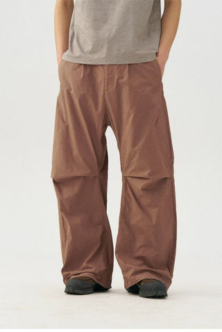 [Monterest] Enzyme Washed Wide Leg Work Pants
