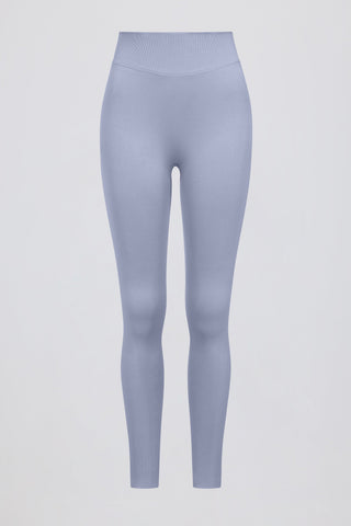 Define Luxe High-Waist Leggings in Blue Grey