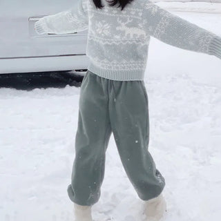 (Basic/Long) Double Fleece Jogger Pants (4 colors)