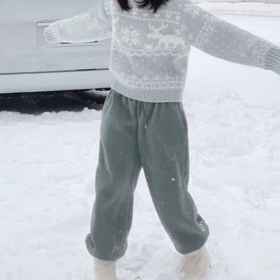 (Basic/Long) Double Fleece Jogger Pants (4 colors)