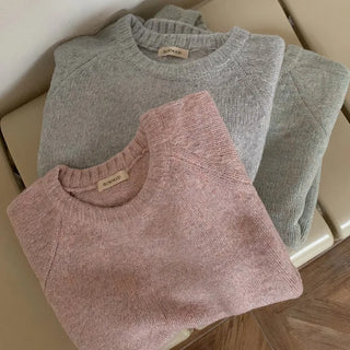 Cotton Candy Raglan Mix Knit - 3 colors