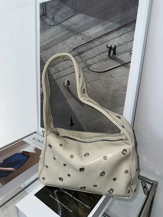 eyelet hobo bag