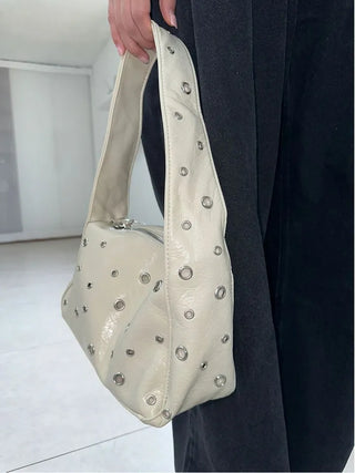 eyelet hobo bag